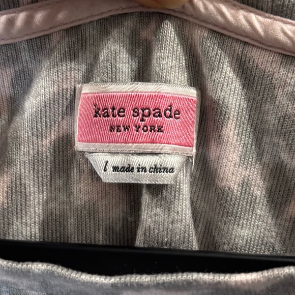 Kate Spade Women's Cheetah Print Cozy Long Sleeve PJ Top Size Large - Picture 5 of 8